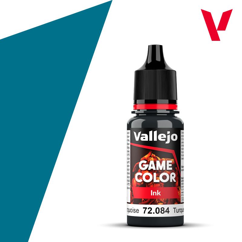 Vallejo Game Color Ink, Dark Turqooise
