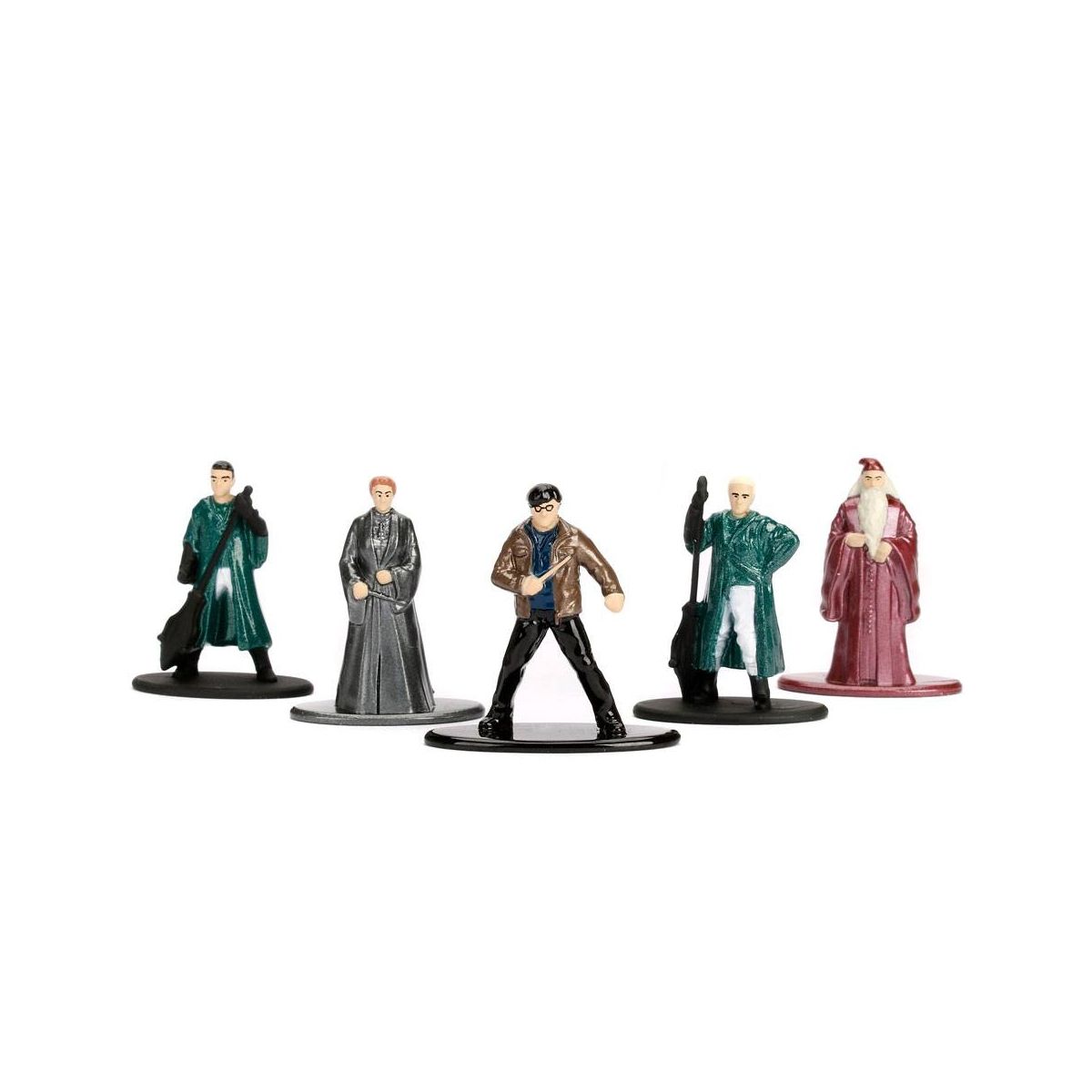 5 metalen figuren in blister - Harry Potter