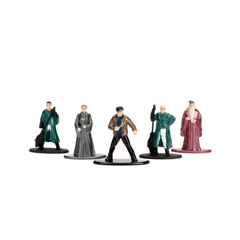 5 metalen figuren in blister - Harry Potter