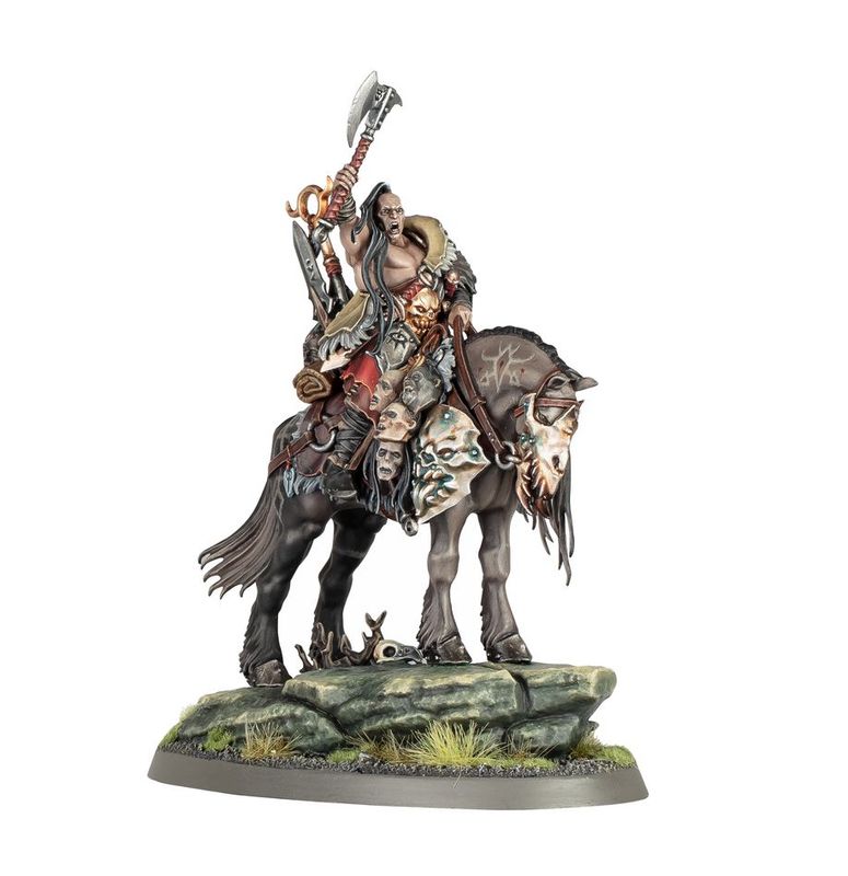 Warhammer Age of Sigmar, Slaves to Darkness: Darkoath Chieftain on Warsteed
