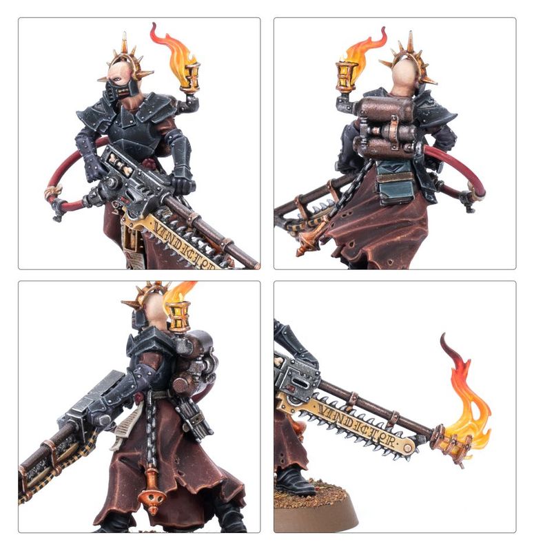 Warhammer 40k, Ministorum Priest with Vindictor