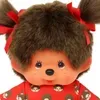 Monchhichi Rood jurkje