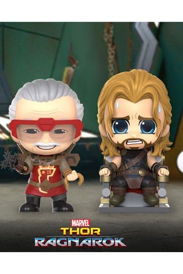 Mini Figuur, Cosbaby Thor &amp; Stan Lee, Ragnarok