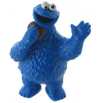 Figuurtje/Caketopper, Koekie Monster, Sesamstraat