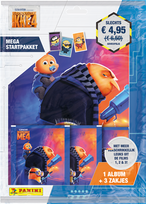 Mega Start Pakket, Verschrikkelijke Ikke 4,  Stickers, Panini