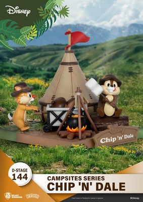 PVC Diorama, Chip &#39;N&#39; Dale, Beast kingdom D-Stage Campsite Series