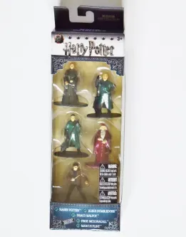 5 metalen figuren in blister - Harry Potter