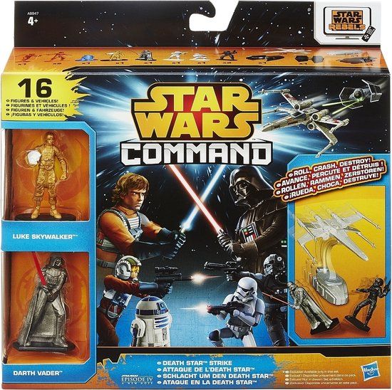 16 figuurtjes en voertuigen, Final Battle, Star Wars Command, Star Wars Command