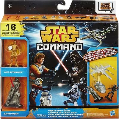 16 figuurtjes en voertuigen, Final Battle, Star Wars Command, Star Wars Command