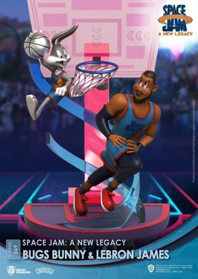 PVC Diorama, Bugs Bunny and LeBron James, Space Jam  A New Legacy
