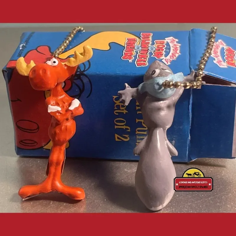 2 hangertjes, Rocky&amp; Bullwinkel &amp; friends