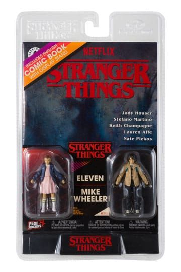 Mini Figures with Comic Book, Eleven and Mike, Stranger Things