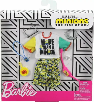 Kleding voor Barbie naar de film: Minions the Rise of Gru