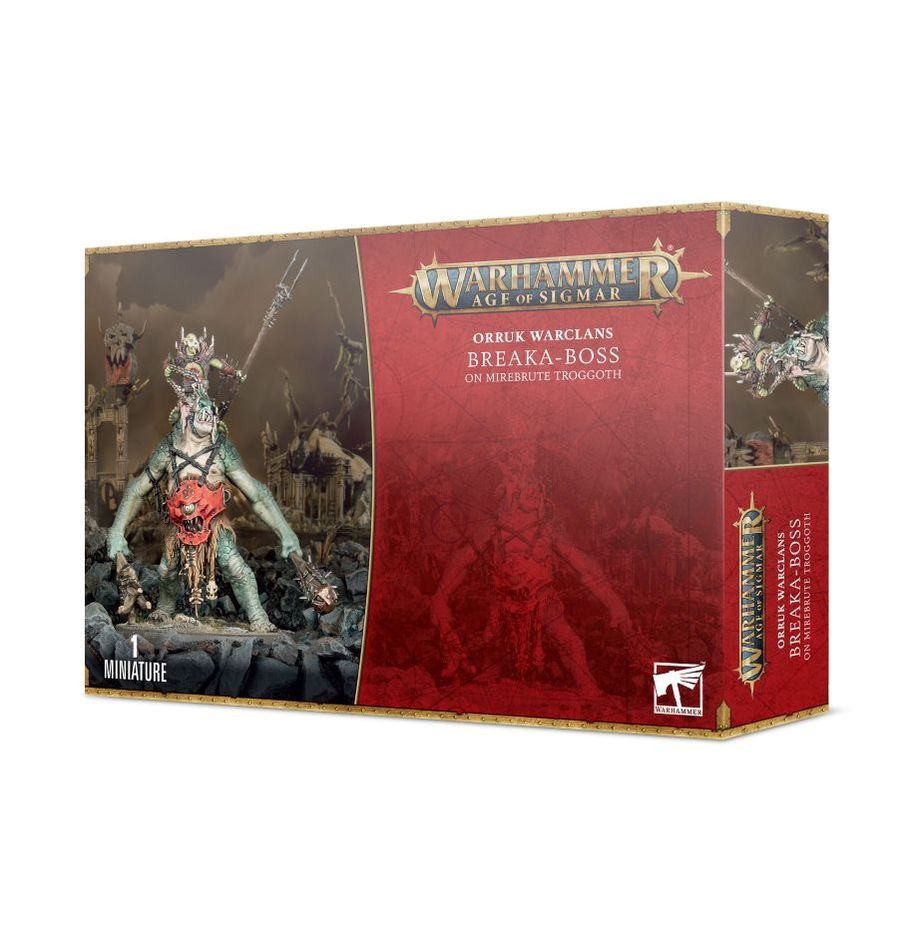 Warhammer Age of Sigmar, Orruk Warclans: Breaka-Boss on Mirebrute Troggoth