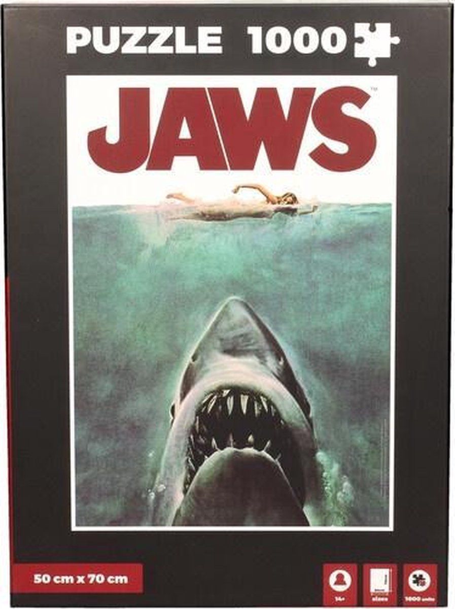 Puzzel, Jaws: Movie Poster, 1000 stukjes