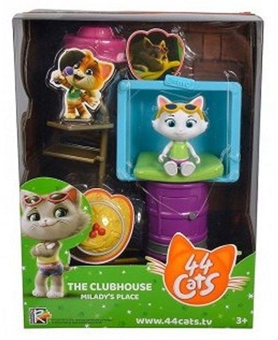 Speelset, The Clubhouse: Milady&#39;s Place, 44 Cats