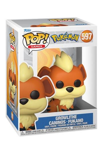 Funko Pop! Games #597 Growlithe, Pokémon