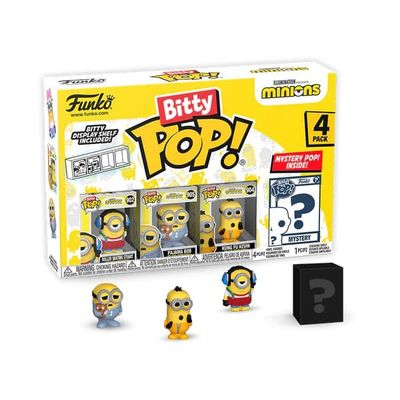 Funko Bitty Pop!  4-Pack Roller Skating Stuart, Minions