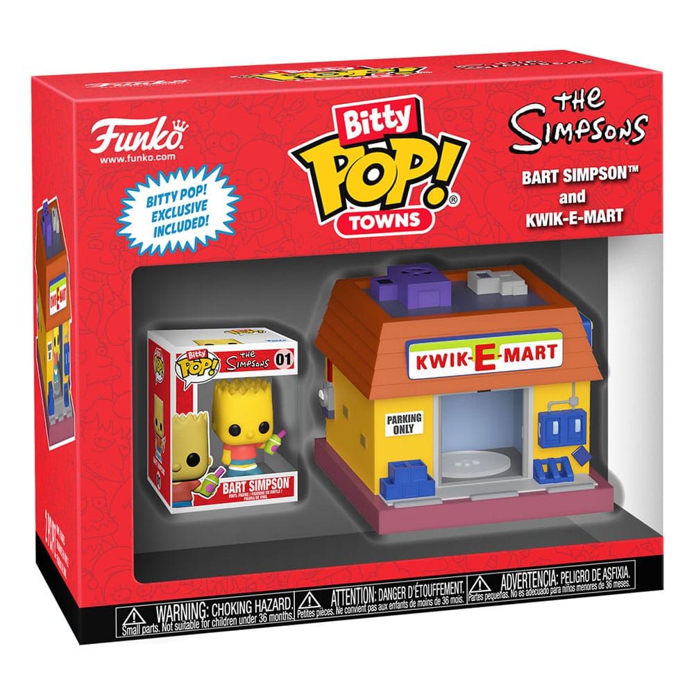 Funko Bitty Pop! Towns, Bart Simpson and Kwik-E-Mart, The Simpsons