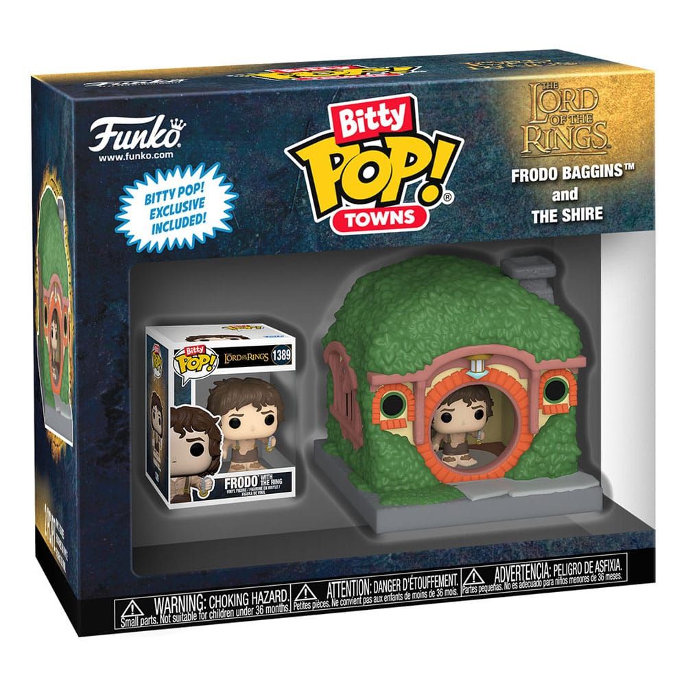Funko Bitty Pop! Towns, Frodo Baggins and The Shire, The Lord of the Rings