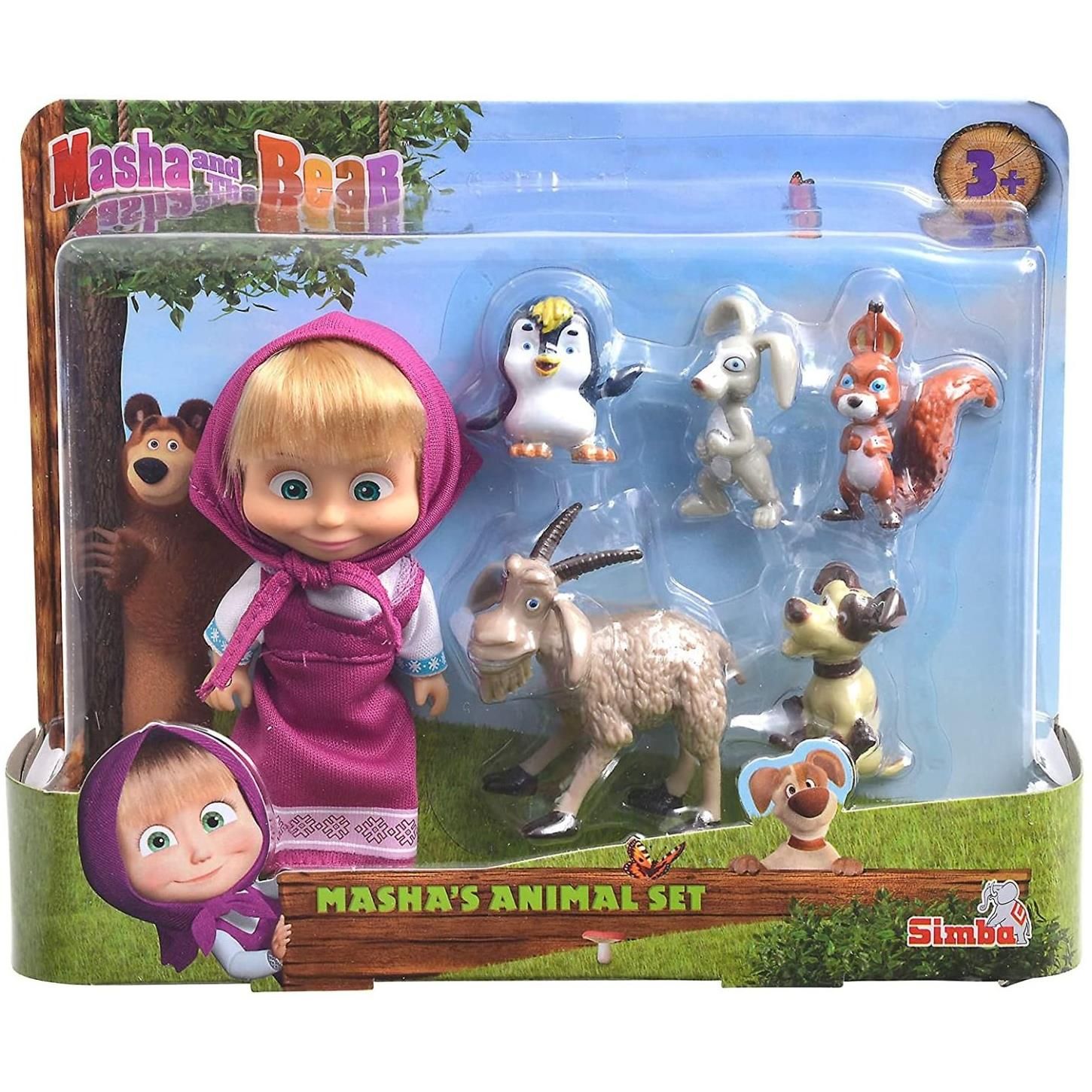 Masha&#39;s Animal Set, Masha en de Beer