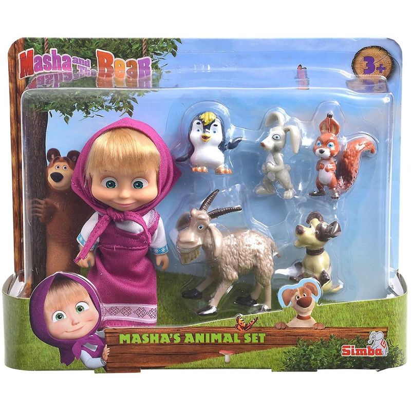 Masha&#39;s Animal Set, Masha en de Beer