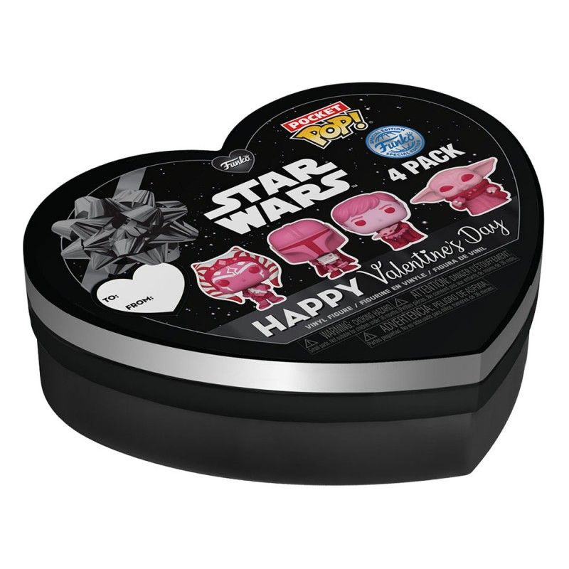 Funko Pocket Pop, Happy Valentines Day 4 Pack, Star Wars