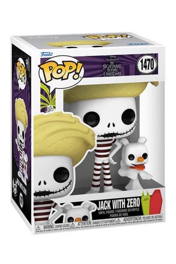 Funko Pop! #1470 Jack with Zero, The Nightmare before Christmas