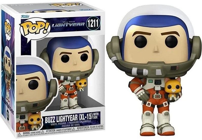 Funko Pop! #1211 Buzz Lightyear (XL-15) with Sox, Lightyear