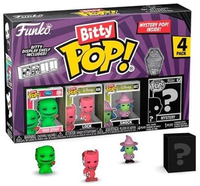 Funko Bitty Pop!  4-Pack Oogie Boogie, The Nightmare Before Christmas
