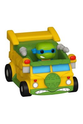 Funko Bitty Pop! Rides, Leonardo and Turtle Van. Teenage Mutannt Ninja Turtles