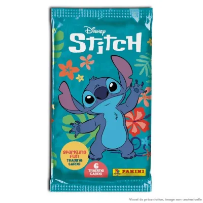 Booster, Stitch, Trading Cards, Panini