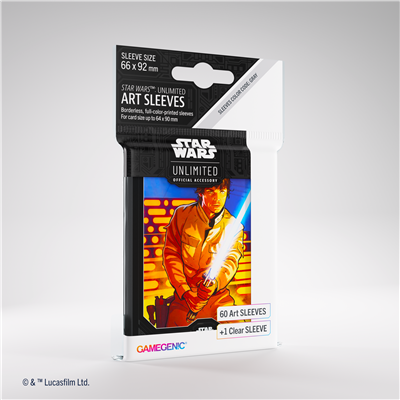 Card Sleeves, Luke Skywalker, Star Wars Unlimited, Star Wars TCG