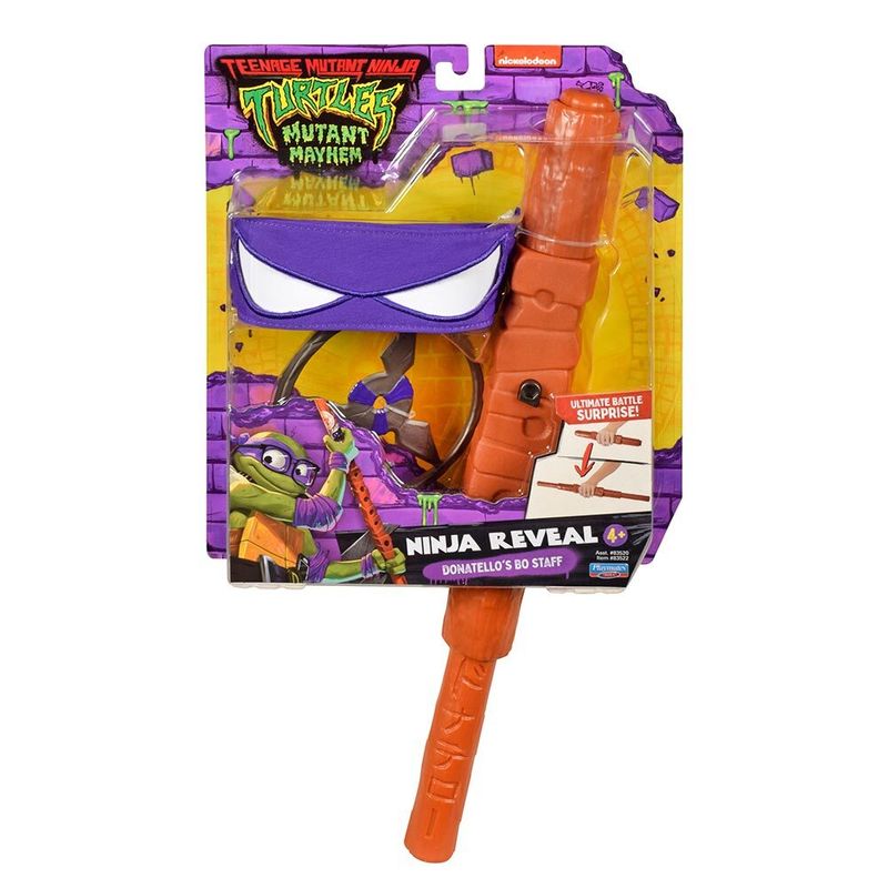 Verkleed set, Turtles, TMNT Movie Basic Rol Play, Ninja Reveal, Donatello&#39;s Bo Staff