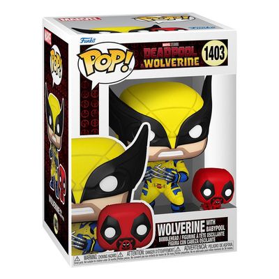 Funko Pop! #1403 Wolverine with Baby Pool, Deadpool &amp; Wolverine