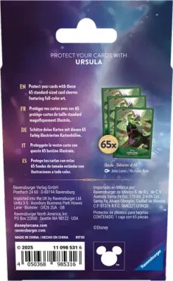 Card Sleeves, Ursula, Lorcana TCG