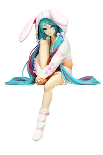 Noodle Stopper PVC Statue, Rabbit Ear Hood Hatsune Miku
