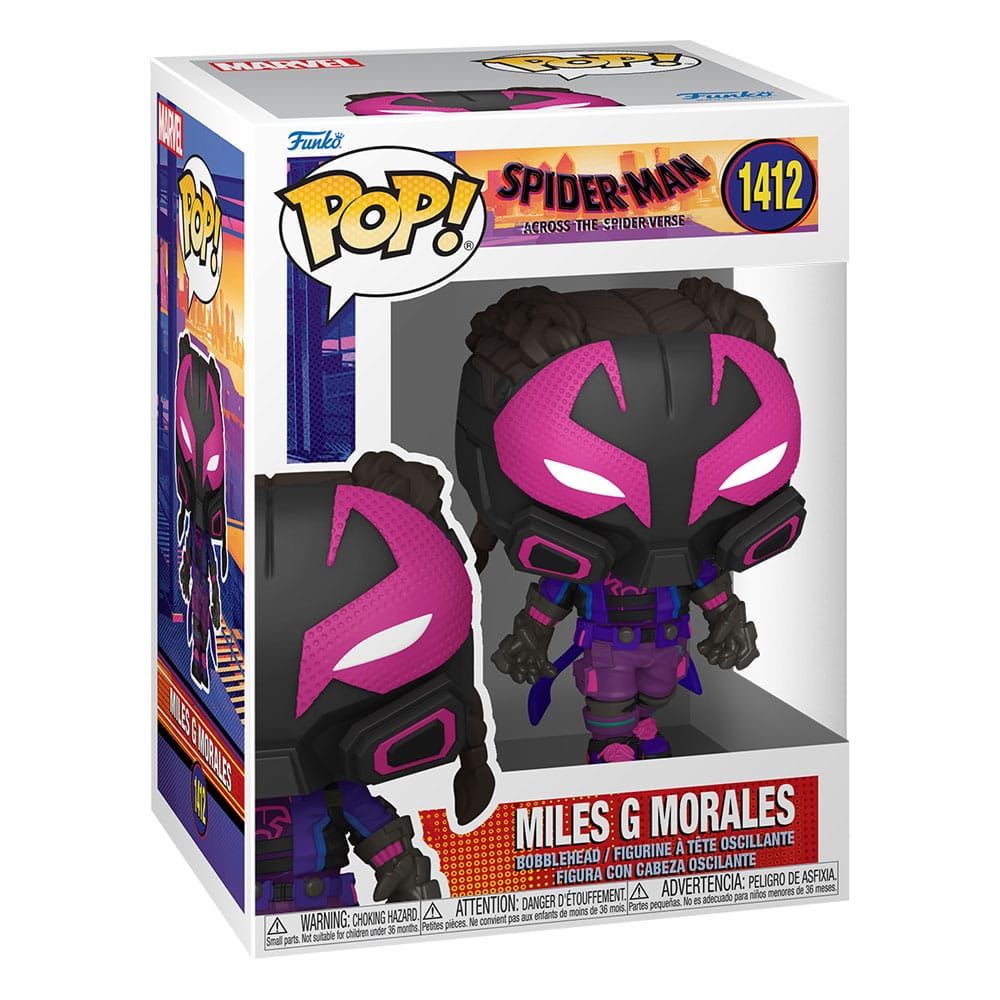 Funko pop! #1412 Miles G Morales, Spider-Man across the Spider-Verse