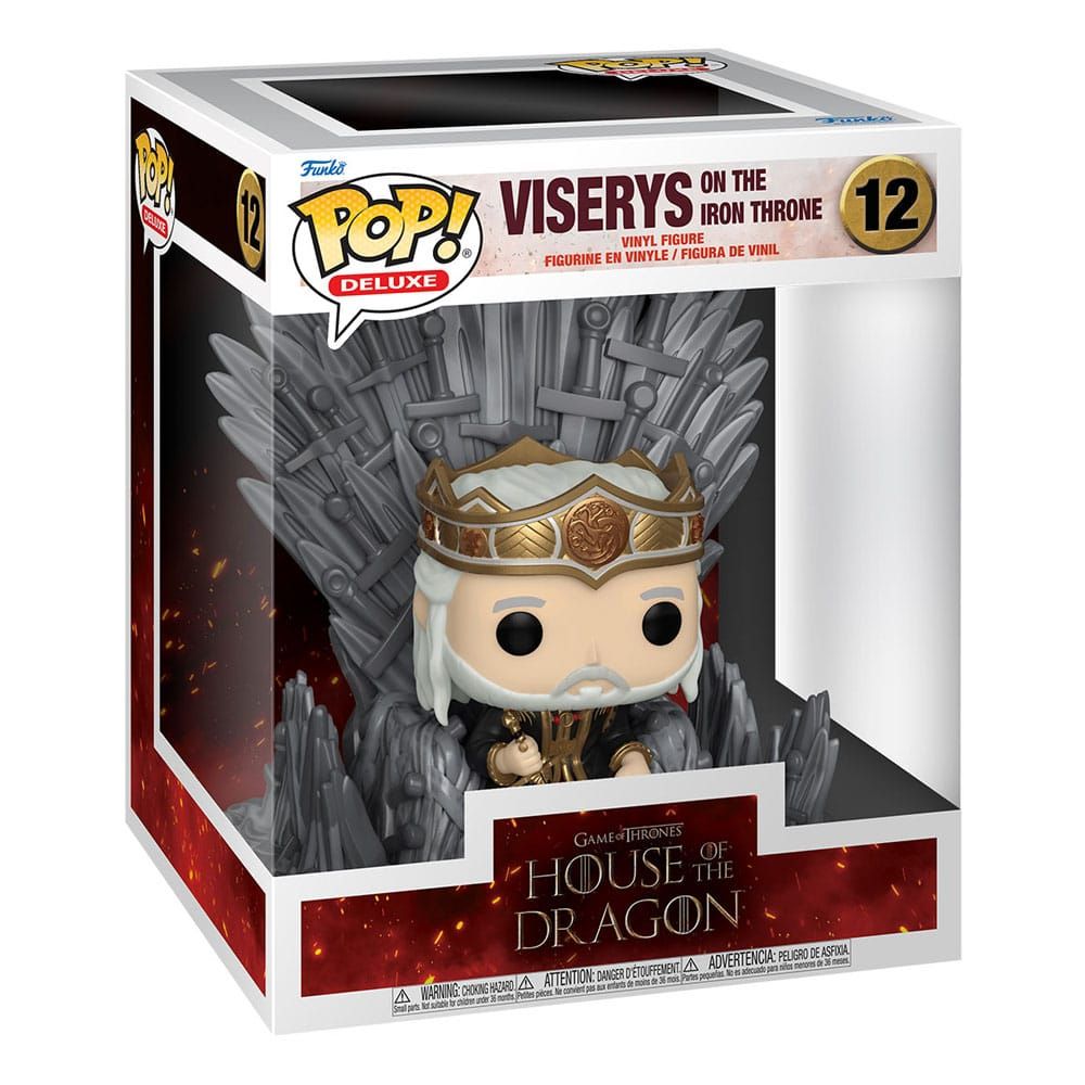 Funko Pop! Deluxe #12 Viserys on Throne, Game of Thrones House of the Dragon