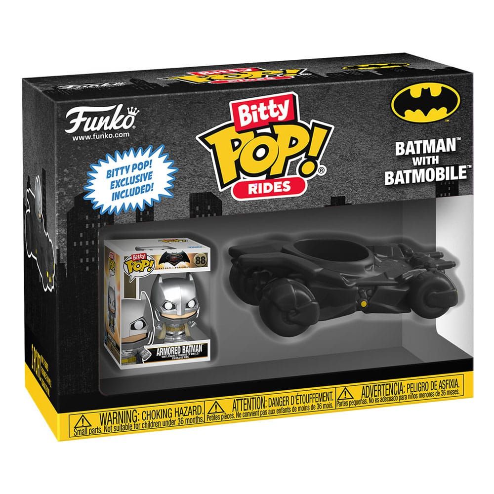 Funko Bitty Pop! Rides, Batman with Batmobile, DC Comics