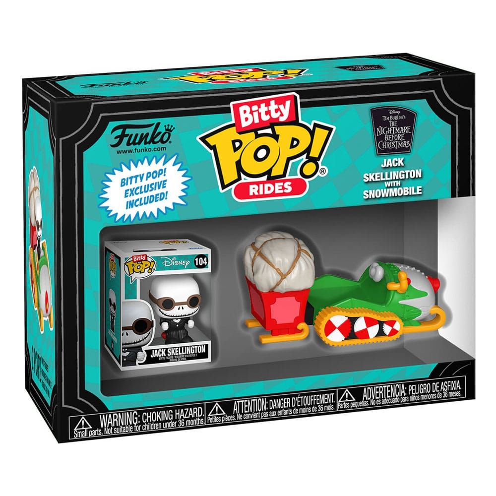 Funko Bitty Pop! Rides, Jack Skellington with Snowmobile, The Nightmare Before Christmas