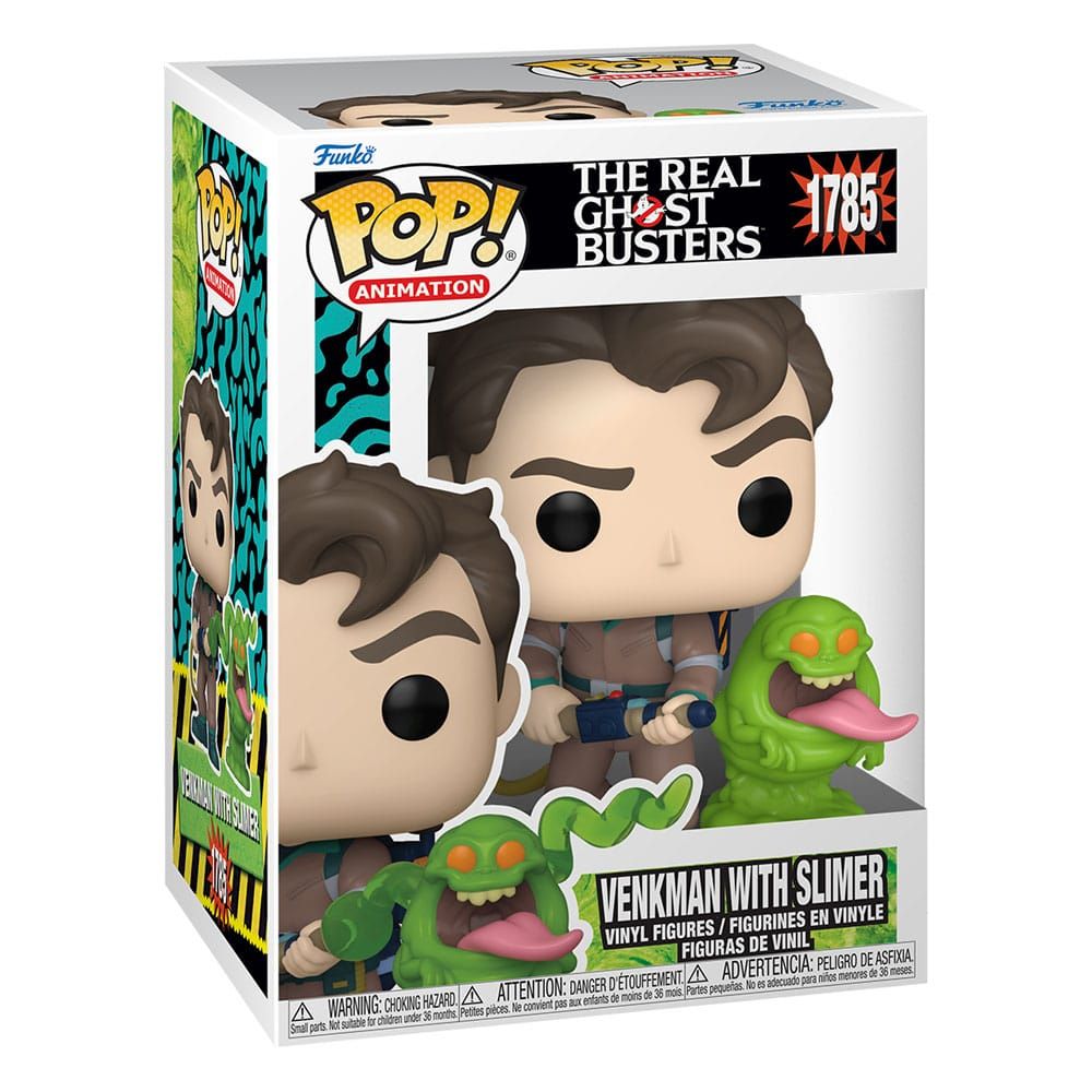 Funko Pop! Animation #1785 Venkman with Slimer, The Real Ghostbusters