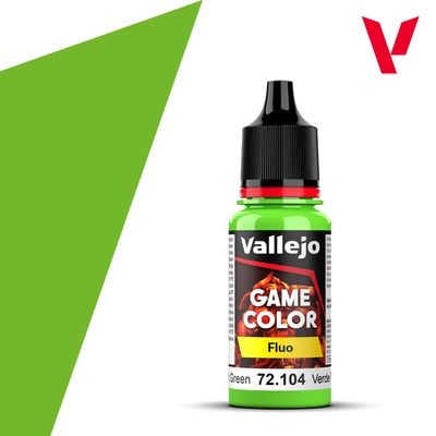 Vallejo Game Color Fluo, Fluorescent Green