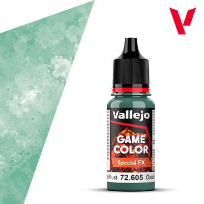 Vallejo Game Color Special FX, Green Rust