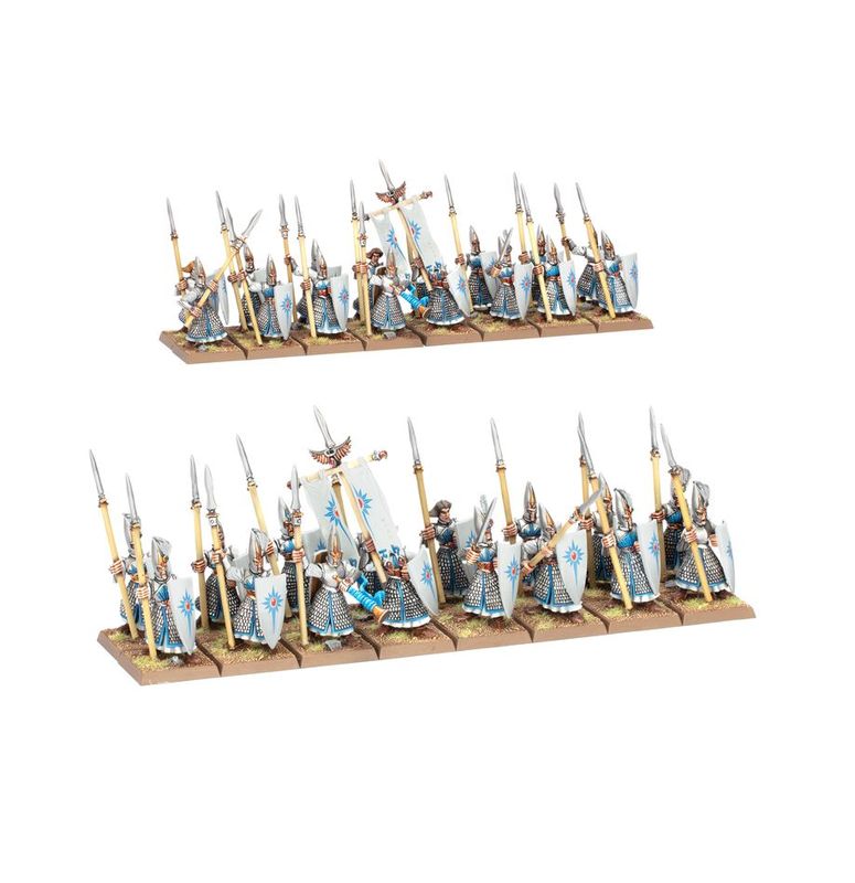 Warhammer The Old World, High Elf Realms: Elven Spearmen