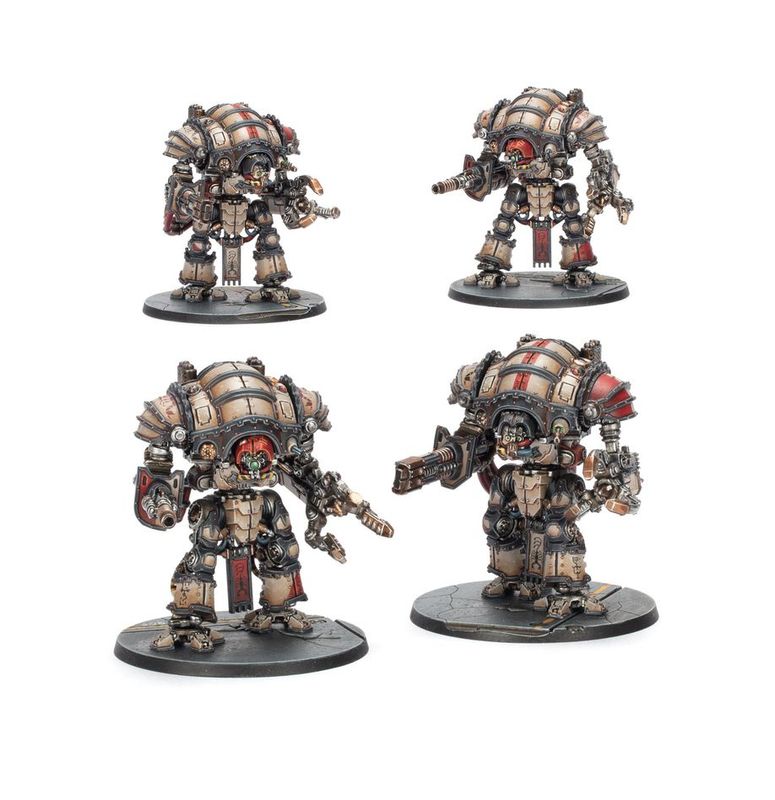 Warhammer The Horus Heresy,  Legions Imperialis, Mechanicum Questoris Knights Magaera and Styrix