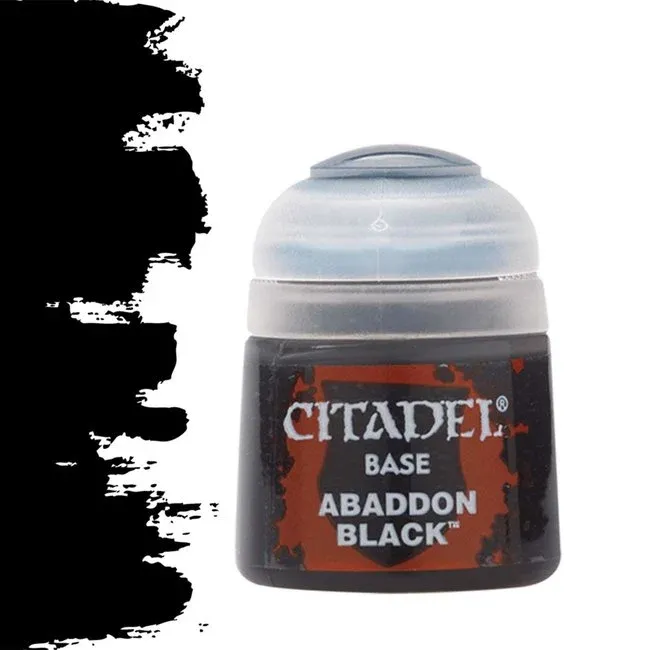 Citadel Paint, Base: Abaddon Black
