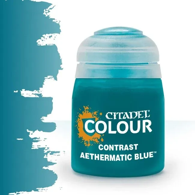 Citadel Paint, Contrast, Aethermatic Blue