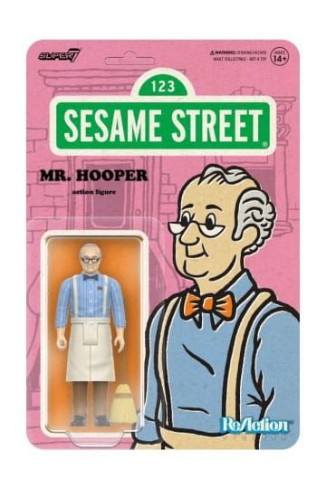 ReAction Action Figure Mr. Hooper, Sesame Street Wave 03