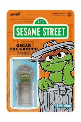 ReAction Action Figure Oscar the Grouch, Sesame Street Wave 02